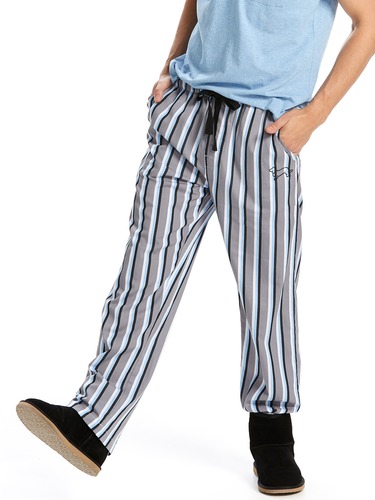 Grey Stripe Classic Pj Pant