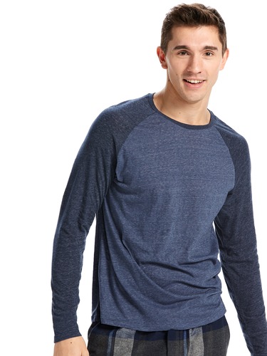 Heather Yarn Raglan Top