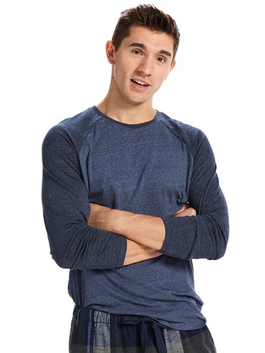 Heather Yarn Raglan Top