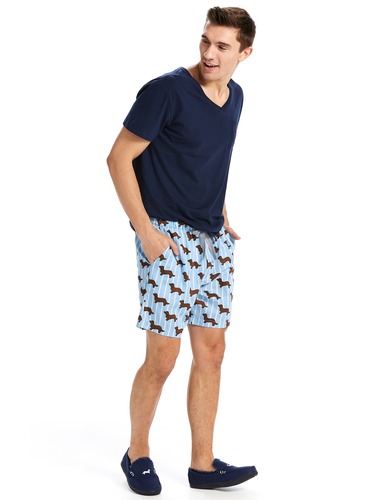 Pixel Penny Stripe Mid Short
