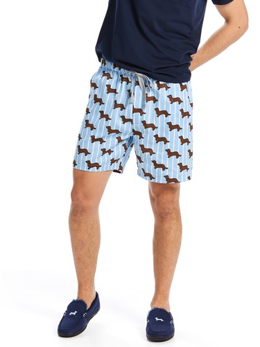 Pixel Penny Stripe Mid Short