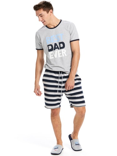 Stripe Cutoff Sweat
