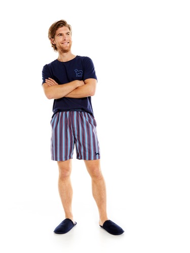 Baxter Stripe Mid Short