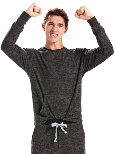 Mens Charcoal Heather Sweater