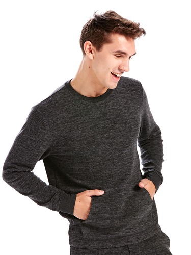 Mens Charcoal Heather Sweater