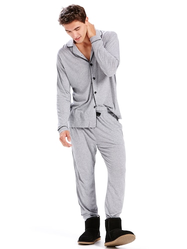 Mens Sport Luxe Knit Pj Set