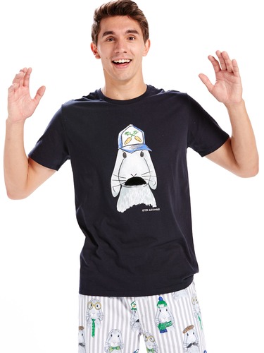 Mens Trucker Bunny Tee