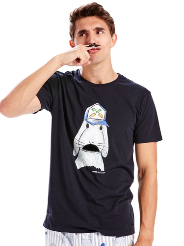 Mens Trucker Bunny Tee