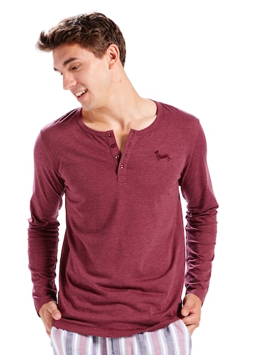 Mens Super Soft Henley