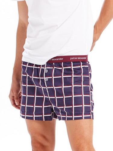 Mens Window Pane Boxer Short