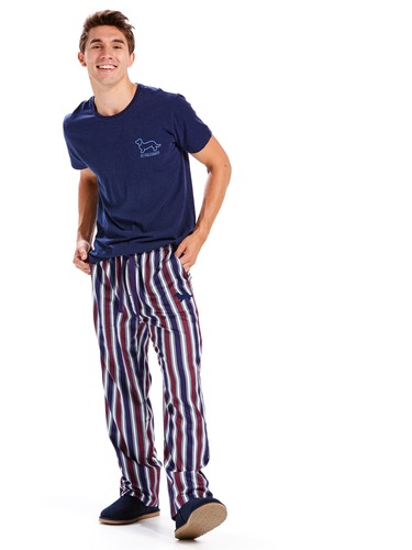 Mens Plum Pj Pant