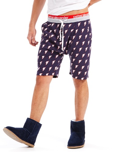 Mens Lightning Knit Drop Crotch Short