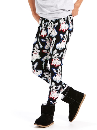 Mens Frenchie Long John Pj Pant