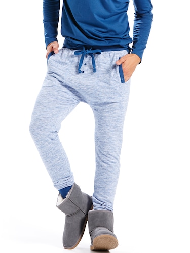 Mens Blue Space Dye Pj Pant