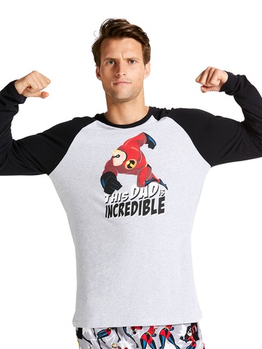 Mens The Incredibles Long Sleeve Top