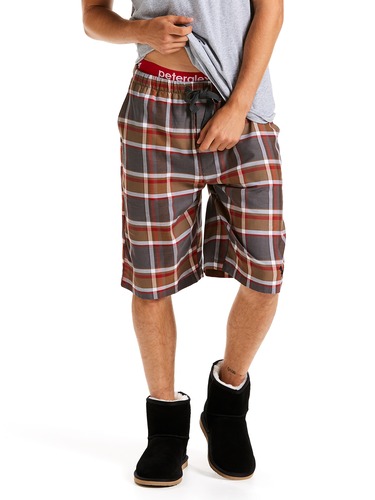 Mens Check Sleep Short