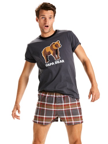 Mens Check Boxer Short