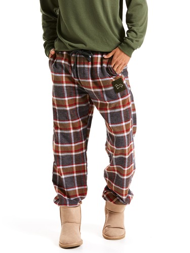 Mens Check Flannelette Pj Pant