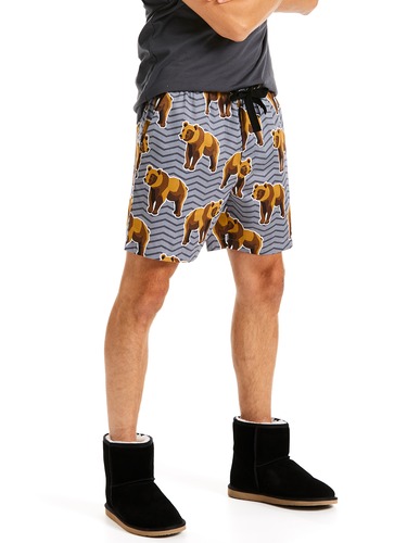 Mens Chevron Bear Mid Short