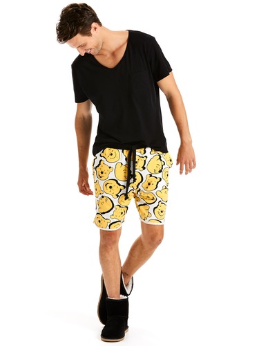 Mens Winnie The Pooh Cutoff Sweat