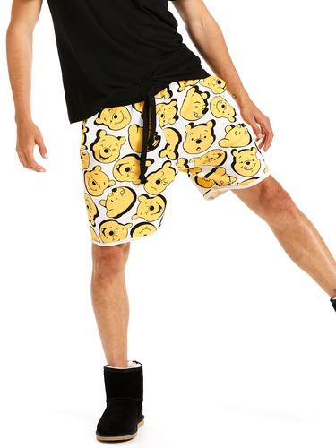 Mens Winnie The Pooh Cutoff Sweat