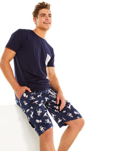 Jack Russell Sleep Short Pj Set