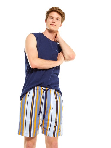 Corey Stripe Mid Short