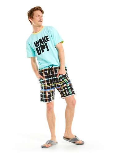 New Wave Check Cutoff Sweat