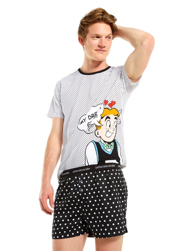 Black Pinspot Boxer Short
