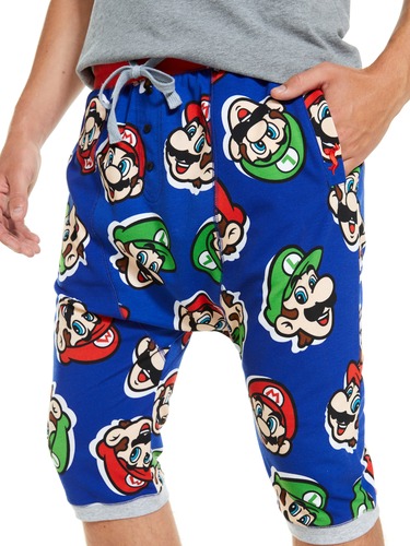 Mario Vs Luigi Drop Crotch Short