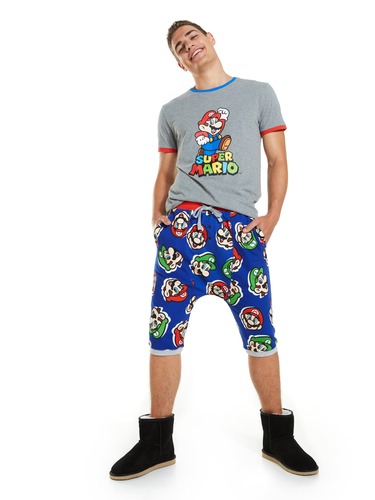 Mario Vs Luigi Drop Crotch Short