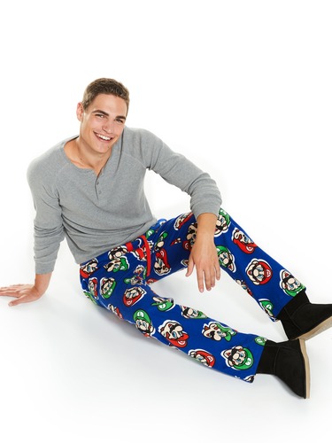 Mario Vs Luigi Classic Flannelette Pj Pant