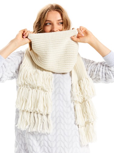 Fringes Long Scarf