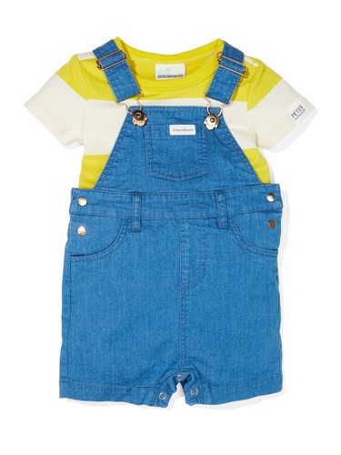 P.A. Play Baby Yellow Stripe Bodysuit