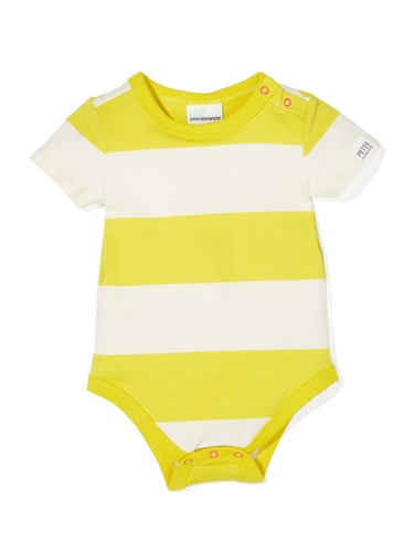 P.A. Play Baby Yellow Stripe Bodysuit