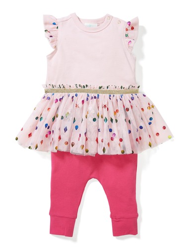 P.A. Play Baby Party Bodysuit Dress