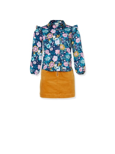 P.A. Play Girls Mustard Cord Skirt