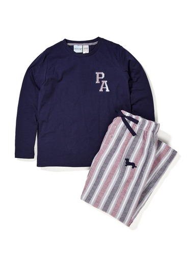 Boys Stripe Flannelette Pj Set