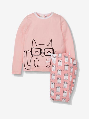 Girls Mermaid Shorts Pj Set