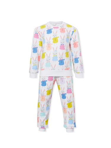 Jnr Girls Bunny Trackie Pj Set