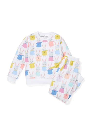 Jnr Girls Bunny Trackie Pj Set