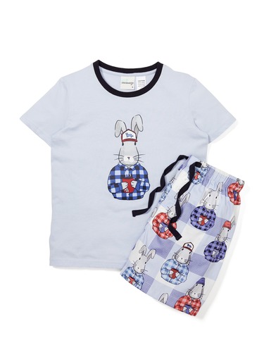 Boys Bunny Cuppa Short Pj Set