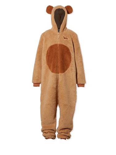 Kids Unisex Fluffy Bear Onesie