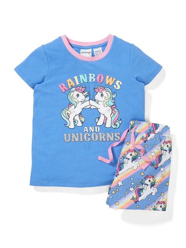 Jnr Girls My Little Pony Short Pj Set