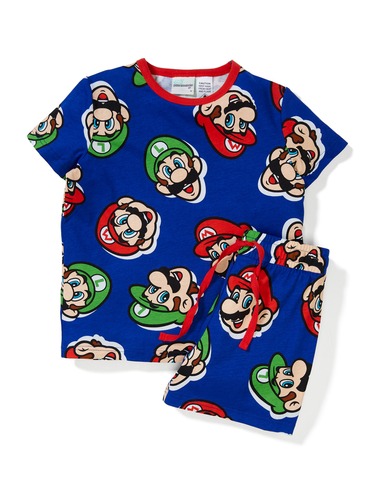 Jnr Mario Vs Luigi Short Pj Set