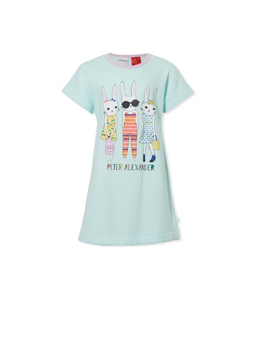 Jnr Girls Bunny Short Sleeve Nightie