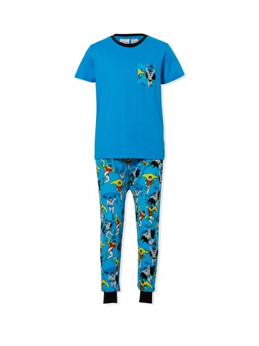 Boys Batman & Robin Short Sleeve Pj Set