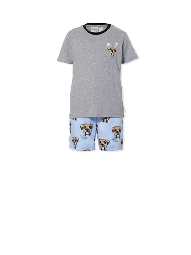 Boys Boxer Bunny Short Pj Set