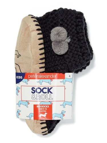 Kids Knit Bootie Socks