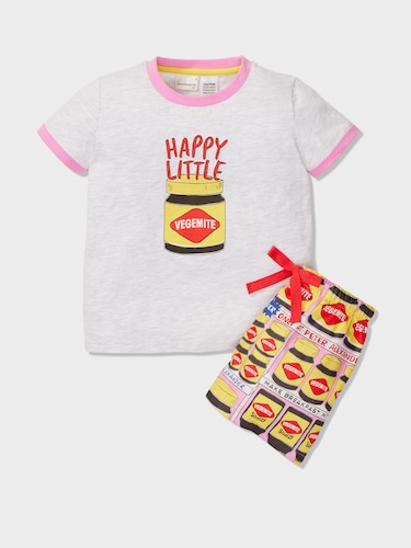 Girls Vegemite Pj Set                                                                                                           